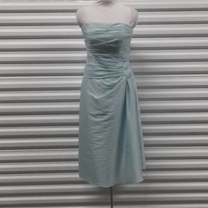 B2 Dress Womens Size 8 Faux Wrap Strapless Party